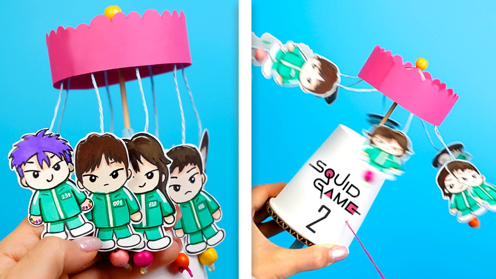 Как сделать 3 Лишний Игра в Кальмара 2 из бумаги своими руками Поделки Самоделки