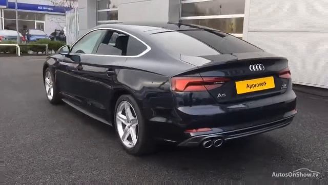 AUDI A5 SPORTBACK TDI QUATTRO S LINE BLUE 2017 смотреть онлайн