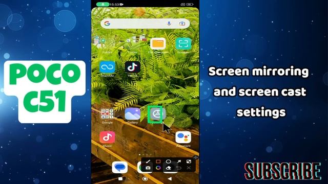 Screen mirroring and screen cast settings || How to use Screen mirroring and screen casting POCO C5 смотреть онлайн