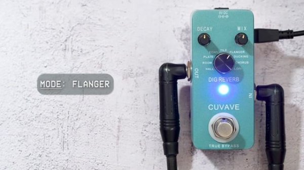Best Cheap PEDAL Effects | Cuvave M-Vave DIG REVERB | VIDEO REVIEW [NO TALK]