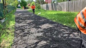 Асфальтовая крошка с укладкой вручную