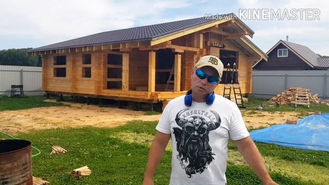 Баня из профилированного бруса естественной влажности смотреть онлайн