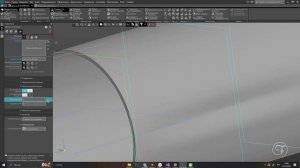 Обечайка с вмятиной в КОМПАС 3d