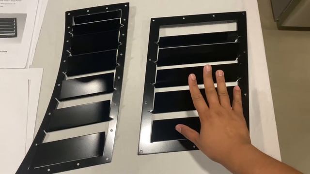 First look at my Race Louvers Hood & Fender extractors смотреть онлайн