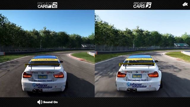 Project Cars 3 Vs Project Cars 2 Graphics/Sound Comparison | Oulton Park | BMW 320TC E90