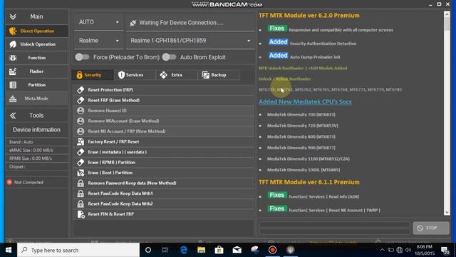 How To Open And Use TFT MTK Tool V3.5 And V6.2,0 For Flashing And Bypassing FRP