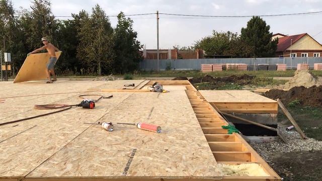 2017 09 24 Завершаем обшивку ОСП пола смотреть онлайн