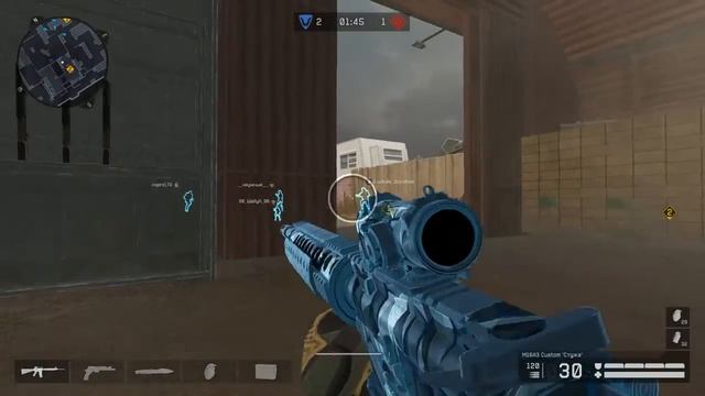 Warface. Рейтинговый матч. M16A3 Custom 'Стужа'. смотреть онлайн