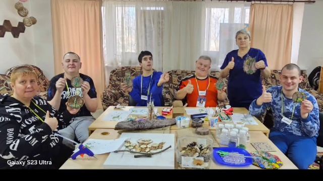 Работа с природными материалами. ГБССУ СО ГПВИ "Волгоградский ПНИ" . Отделение дневного пребывания. смотреть онлайн