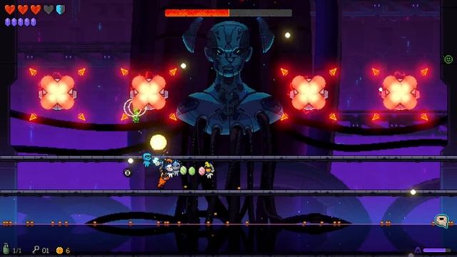 Neon Abyss Hal God of Machines Boss Fight смотреть онлайн