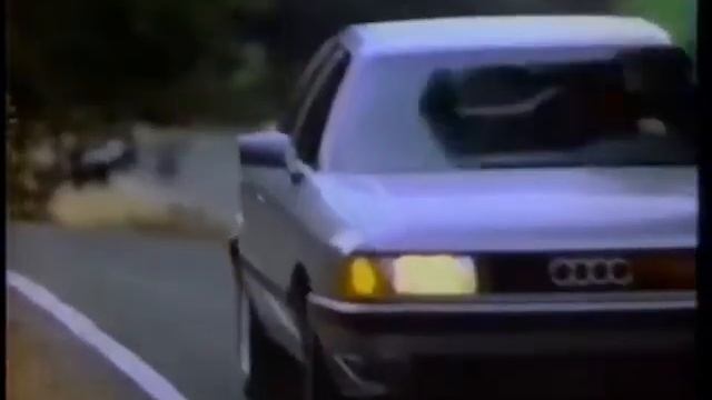 1988 Audi 90 commercial смотреть онлайн