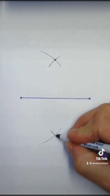 Constructing a Perpendicular Bisector with a Compass and Straight Edge #shorts #math #geometry смотреть онлайн
