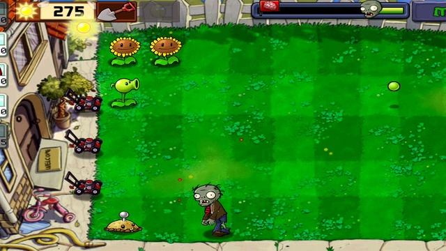 Plants Vs Zombies Electronic Arts Popcap Games День 6 уровень