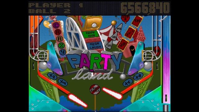 WinUAE - CD32 - Pinball Fantasies смотреть онлайн