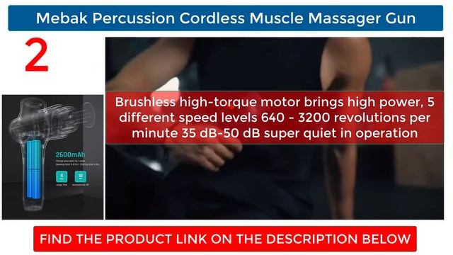 Best Cordless Handheld Percussion Massager Gun смотреть онлайн