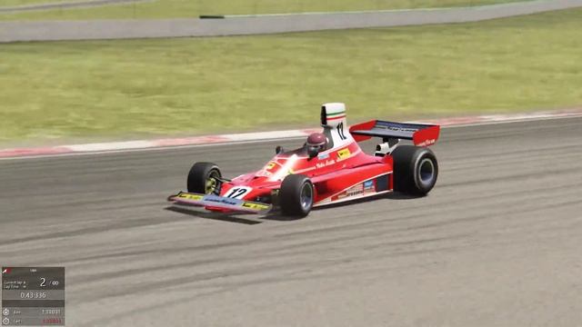 Assetto Corsa Aosta Grand Sport Ferrari 312T World Record 1:23.849 TV смотреть онлайн