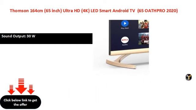 Thomson 164cm 65 inch Ultra HD 4K LED Smart Android TV 65 OATHPRO 2020 смотреть онлайн