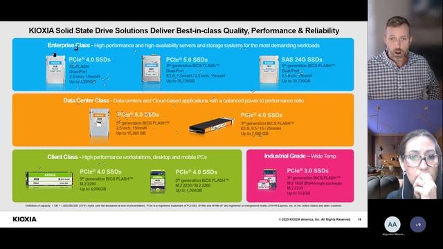 Memorias Flash y sus aplicaciones en SSDs en Sector automotríz, Data centers e Industrias. смотреть онлайн