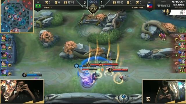 ONIC PH (PHILIPPINES) VS KEYD STARS (BRAZIL) / M3 / DAY 2 / Championship 2021 | Group B (i'm Ryker) смотреть онлайн