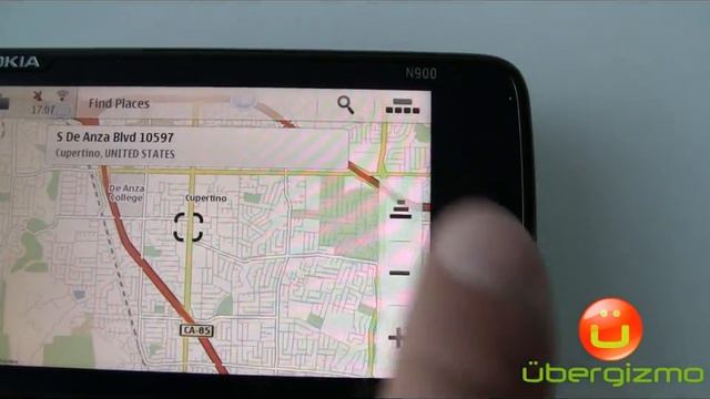 Nokia N900 Ovi Maps 1.0 смотреть онлайн