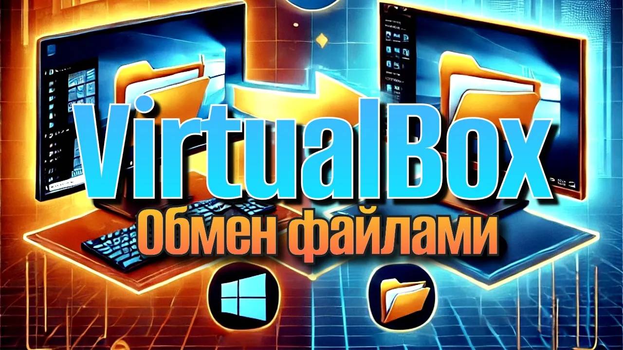 VirtualBox Обмен Файлами Между Операционными Системами смотреть онлайн