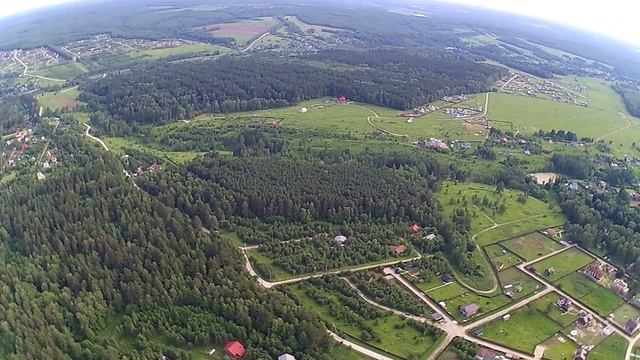 Полет над поселком "Заокские пейзажи" 21.06.2016 Hubsan H501s смотреть онлайн