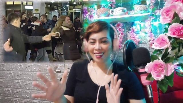 FLASH MOB AT THE STATION OF KRASNODAR «Криница» «А я все дивлюся, де моя Маруся» RUSSIA REACTION♥️🇷 смотреть онлайн