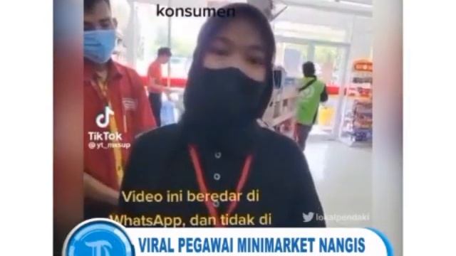 VIRAL Pegawai Minimarket Nangis Sesegukan Gegara Ditegur Atasan смотреть онлайн