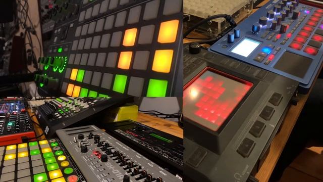 Ableton Korg Electribe 2 KaossPad Roland SH-1a Akai APC MPK Jam смотреть онлайн