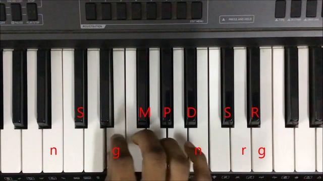 Dekha Ek Khaab To Ye -- Keyboard / Harmonium / Piano Tutorial смотреть онлайн