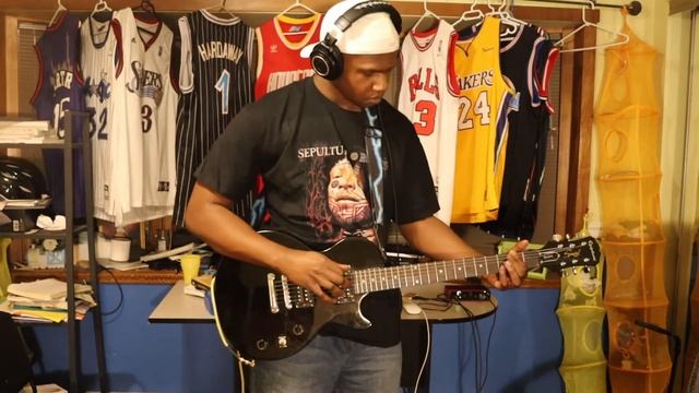 Deftones-Lhabia (guitar cover with Boss Katana) смотреть онлайн