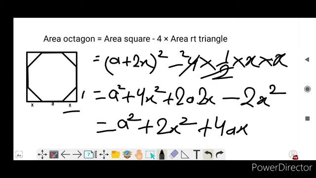 how to find area of regular octagon with direct formula смотреть онлайн