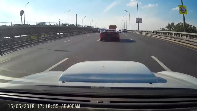Ferrari on TTR in Moscow смотреть онлайн