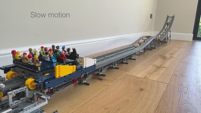 Я построил работающие американские горки LEGO Launch! |I Built A Working LEGO Launch Rollercoaster!