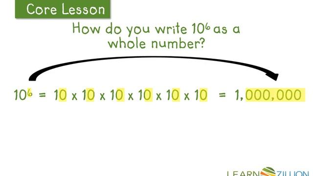 Use whole number exponents to denote powers of ten смотреть онлайн
