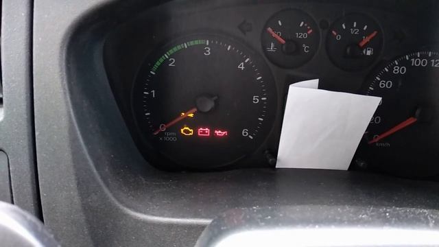 Форд Транзит 2007 г.в. 2.2 дизель, 110 л.с. Горит ключ на панели. Сброс межсервисного интервала.