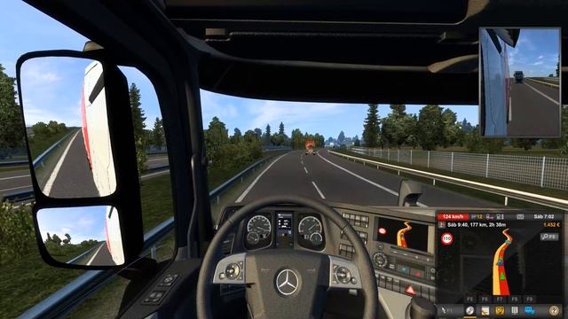 TRANSPORTING cut flowers 2 tons long load ETS2 Mercedes benz смотреть онлайн