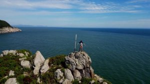 Необитаемый остров Призма и нерпочки (бухта Цукановой)