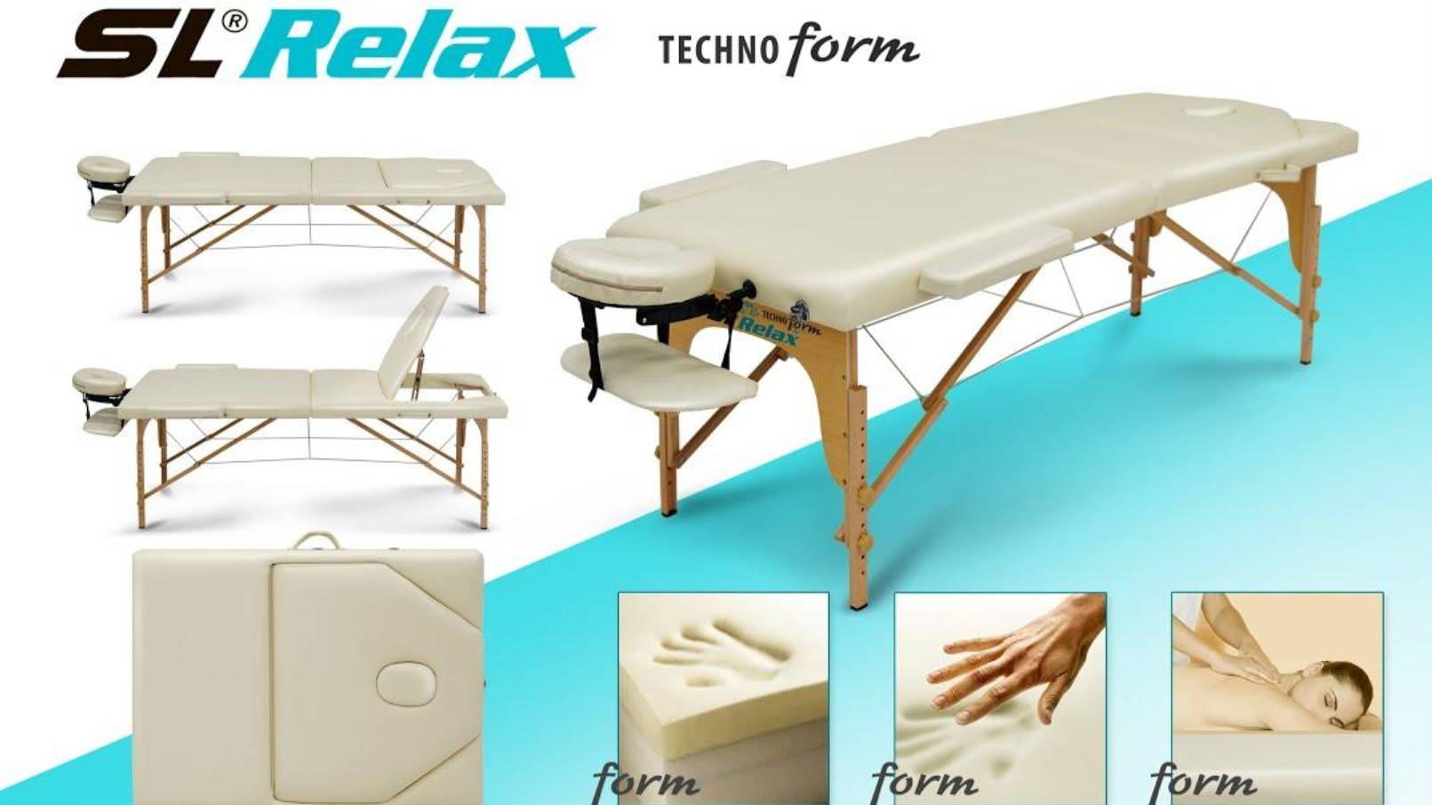 Обзор Массажный стол RELAX TECHNO FORM смотреть онлайн