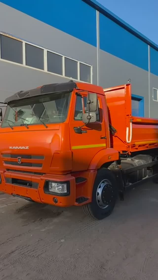 Самосвал КАМАЗ 43253 с трехсторонней разгрузкой. смотреть онлайн