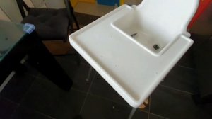 How to remove IKEA antilop chair TRAY! + REVIEWS #IKEAantilop #antilopchair #highchair