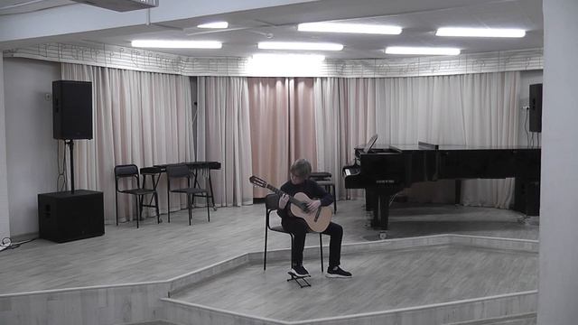 М. Джулиани «Ручеек». Исполняет Кирилл Карпенко (гитара) смотреть онлайн