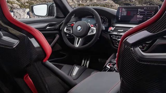 2022 BMW M5 CS INTERIOR смотреть онлайн