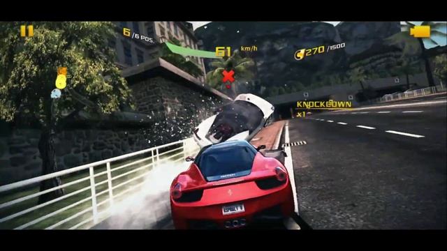 Asphalt 8 Airborne Ferrari 458 Italia смотреть онлайн