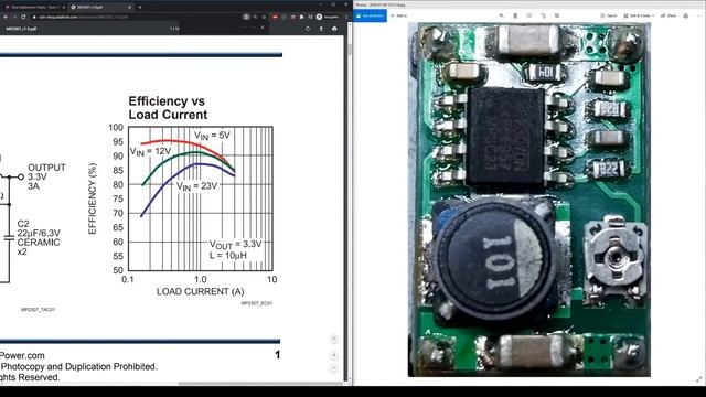 Testing and troubleshooting the MP2307 module, in an effort to fix its poor performance. смотреть онлайн