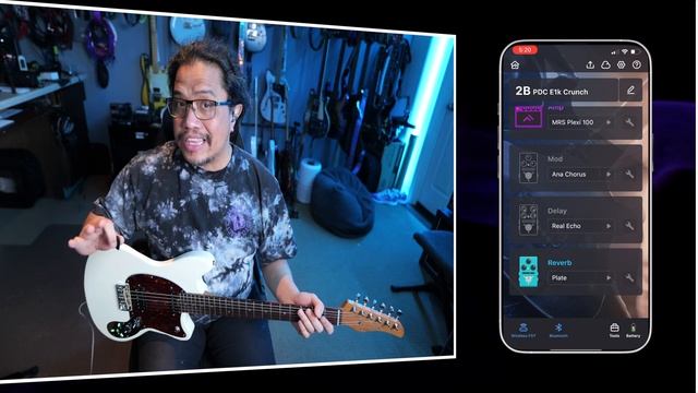 The INTELLIGENT Offset Guitar! Flamma E1000