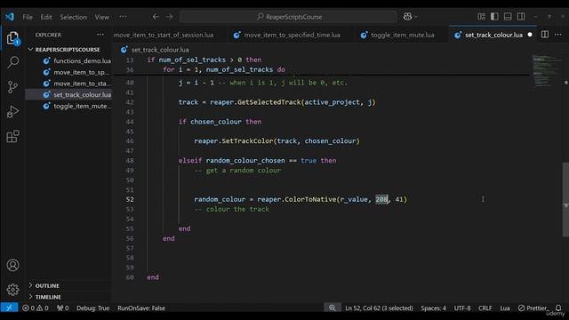 03.7. Set Track Colour Script: Part 4 "Random Numbers"