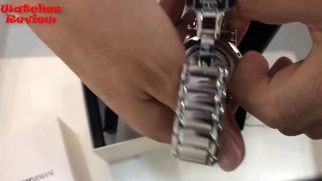 AR1980 - Emporio Armani Luigi Analog Silver Dial Men's Watch смотреть онлайн