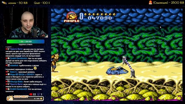 Battletoads in Battlemaniacs - прохождение SNES | Стрим [2] смотреть онлайн