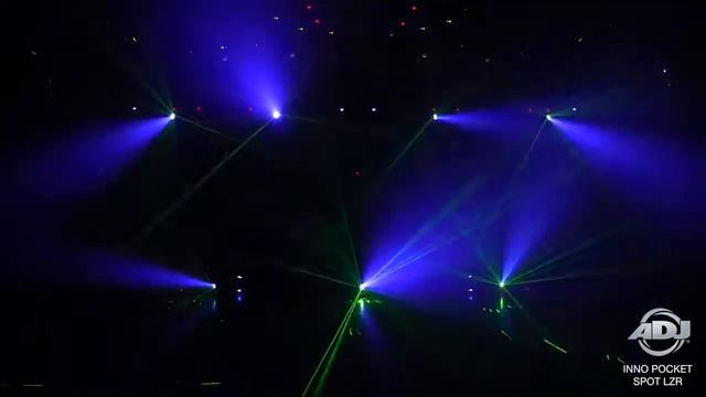 American DJ Inno Pocket Spot LZR LED & Laser Moving Head смотреть онлайн